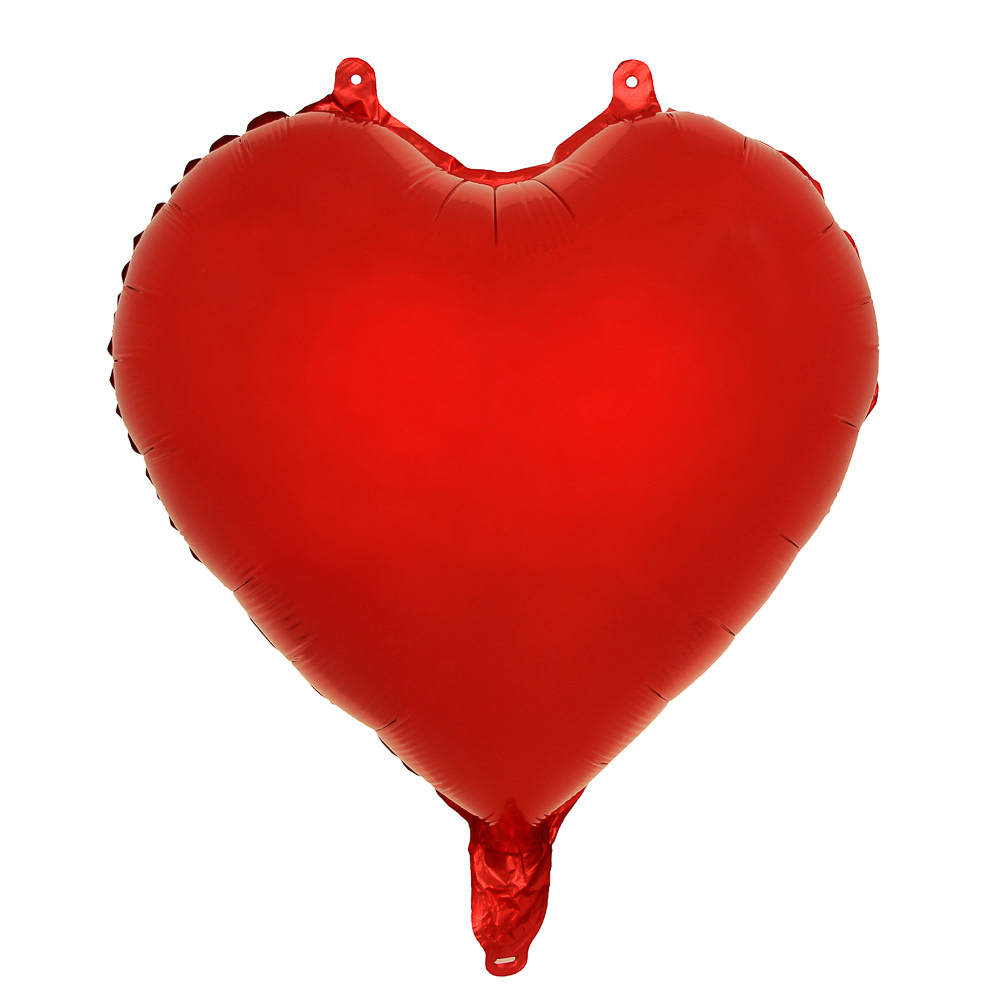 Набор воздушных шаров тм Fntastic, 9 шт (1 фольгированный в форме сердца 18" + 8 латексных 12"), арт.№ 518-082