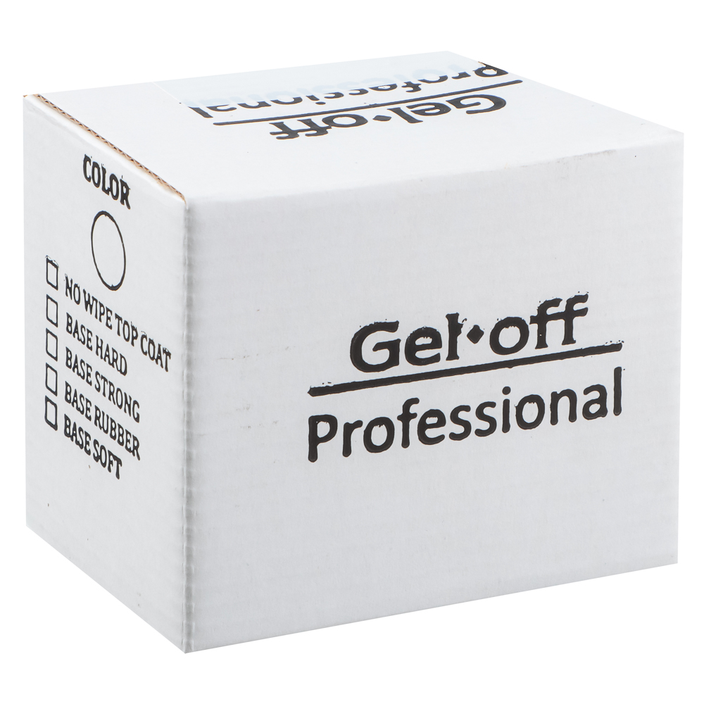 Финишное покрытие для ногтей "NO WIPE TOP COAT" (топ БЕЗ липкого слоя), Gel-off Professional, 10 мл, арт.№ 330-107