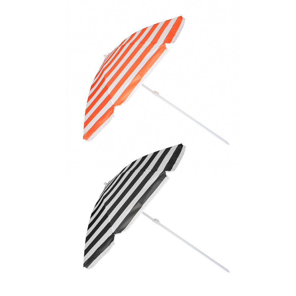 Зонт пляжный тм ЯРКОЕ ЛЕТО, 210D, полиэстер, d180см, h180см, 19/22мм стойка, c изменяющимся углом на, арт.№ 121-059