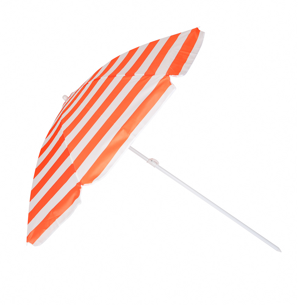 Зонт пляжный тм ЯРКОЕ ЛЕТО, 210D, полиэстер, d180см, h180см, 19/22мм стойка, c изменяющимся углом на, арт.№ 121-059