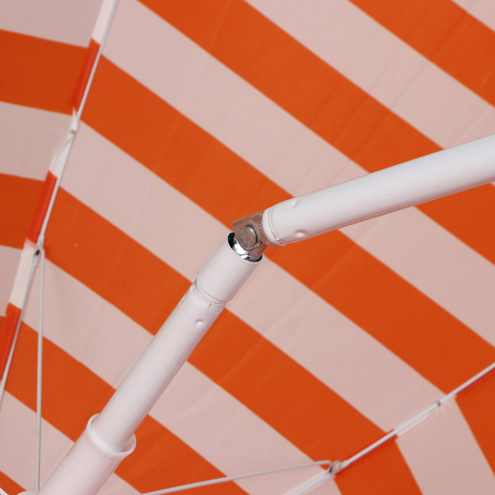 Зонт пляжный тм ЯРКОЕ ЛЕТО, 210D, полиэстер, d180см, h180см, 19/22мм стойка, c изменяющимся углом на, арт.№ 121-059