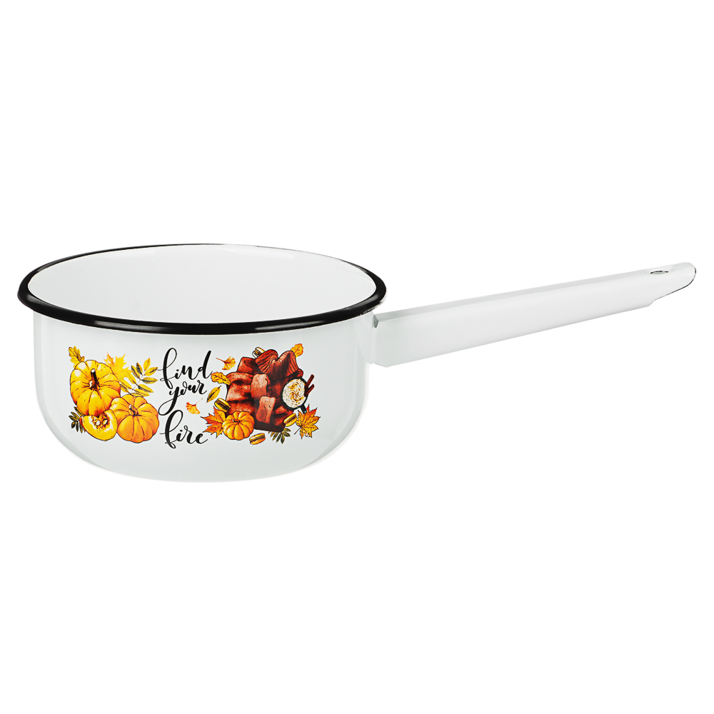 Осенняя романтика Ковш эмалированный 1,5 л, арт.№ 894-016