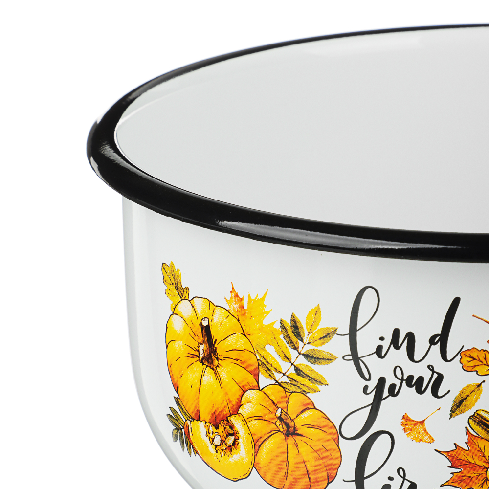 Осенняя романтика Ковш эмалированный 1,5 л, арт.№ 894-016