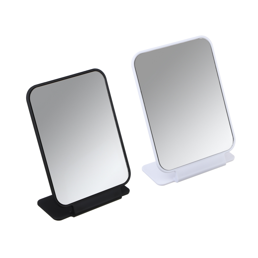 ЮНИLOOK Рефлект Зеркало настольное, пластик, стекло, 20,5х14,5см, 2 цвета, арт.№ 301-281