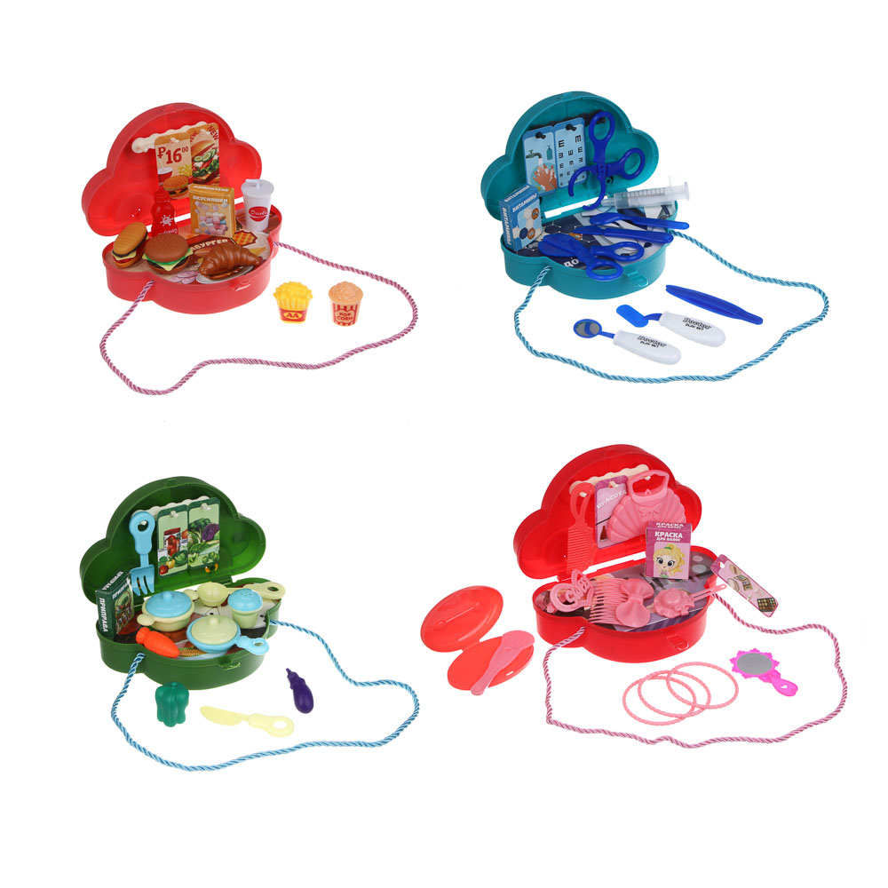 ИГРОЛЕНД Игровой набор профессии, мини, ABS, 4 дизайна, арт.№ 294-141