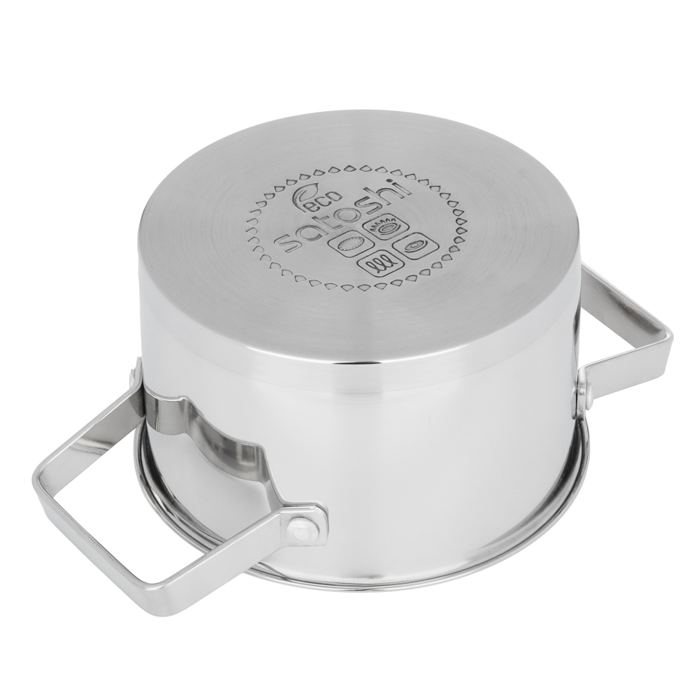 SATOSHI Шато Кастрюля 16х9,5см. 1,8л. со стекл. крышкой, индукция, арт.№ 822-265