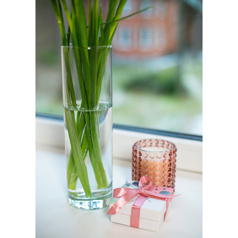 PASABAHCE Ваза "Flora" h26,5см, стекло, арт.№ 877-408