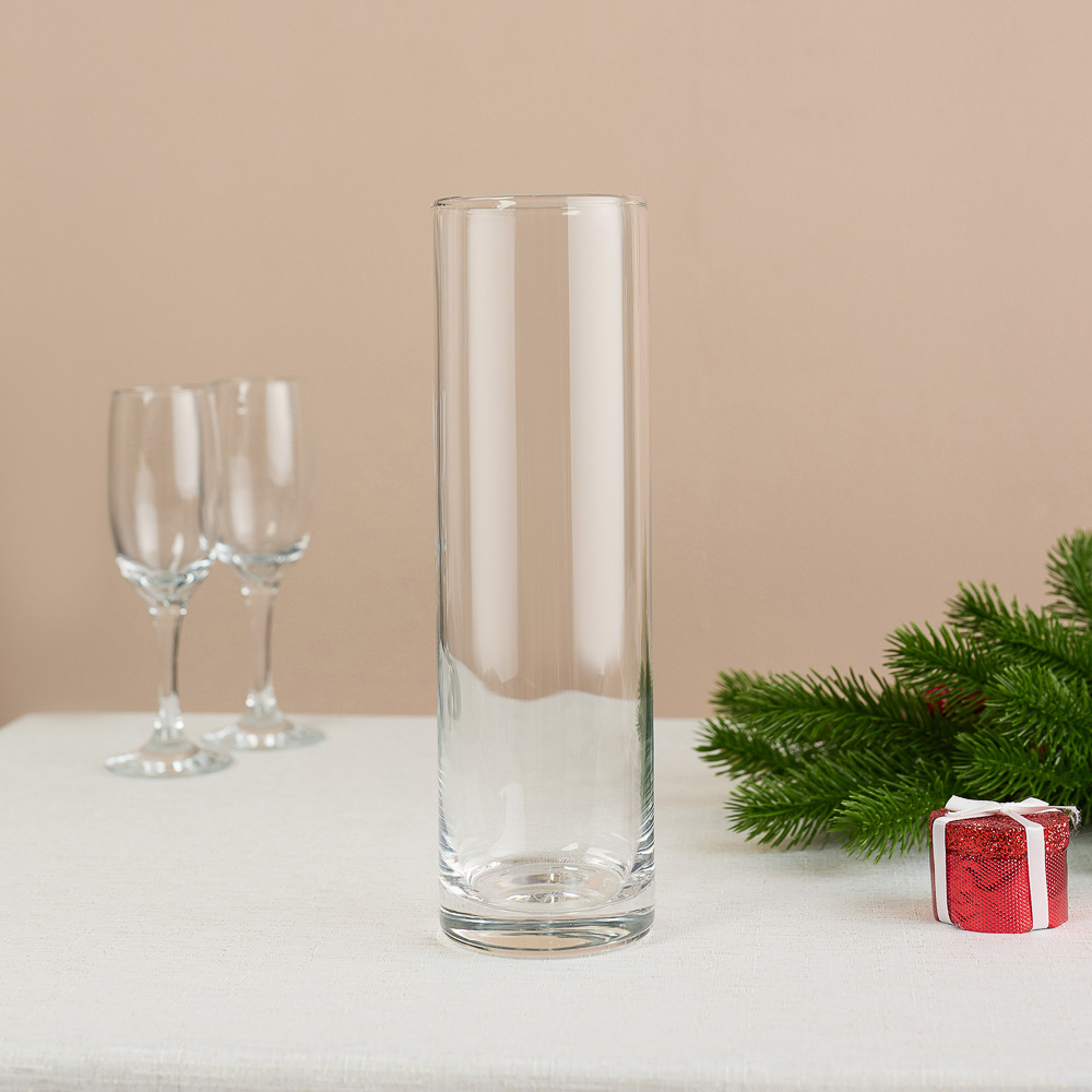 PASABAHCE Ваза "Flora" h26,5см, стекло, арт.№ 877-408