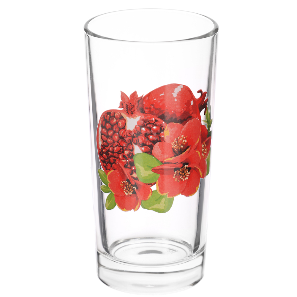 ОСЗ Гранат с цветами Стакан высокий 290мл, стекло, арт.№ 878-589