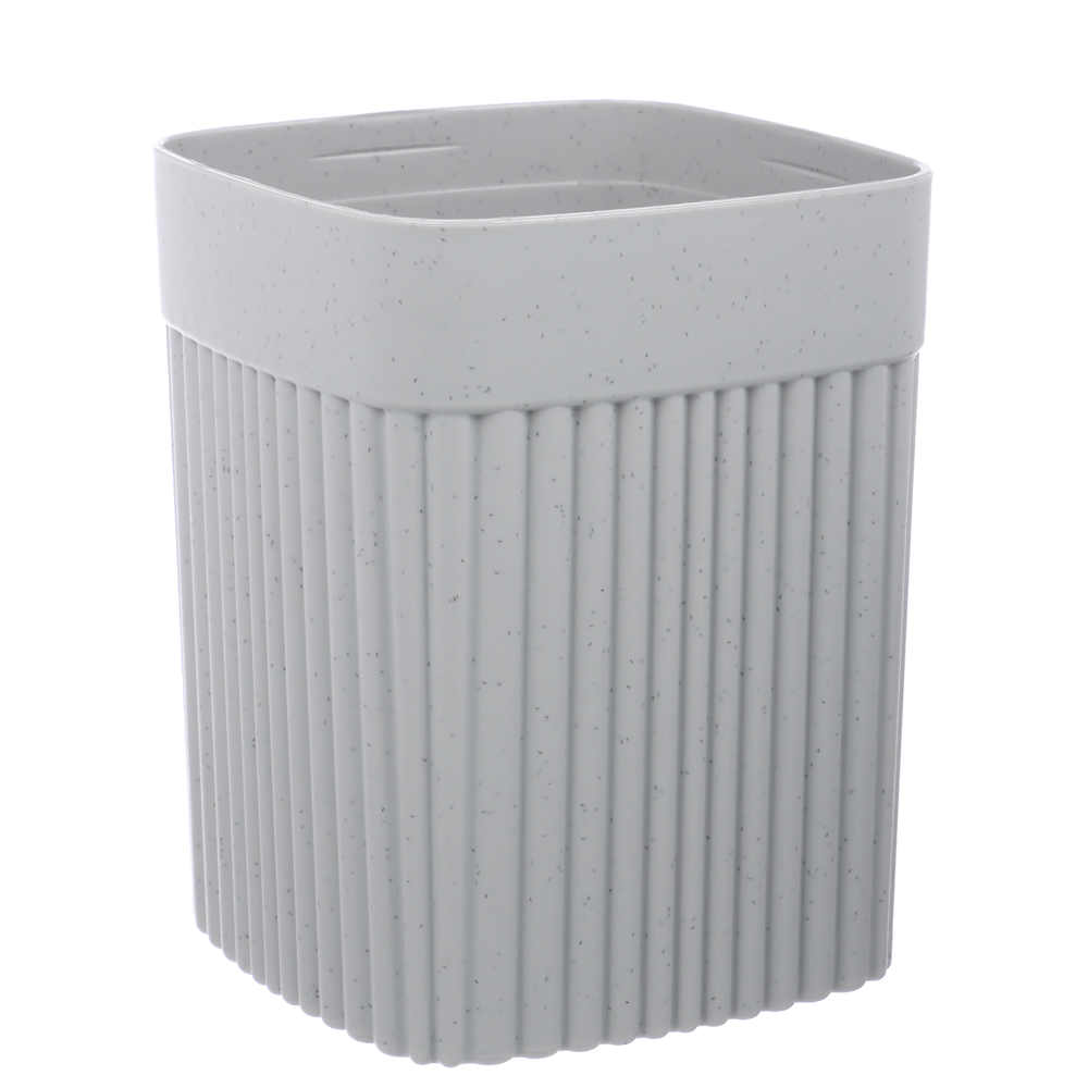 Стакан "Velvet" 90х90х110 мм, 0,65л, светло-серый флэк, арт.№ 463-467