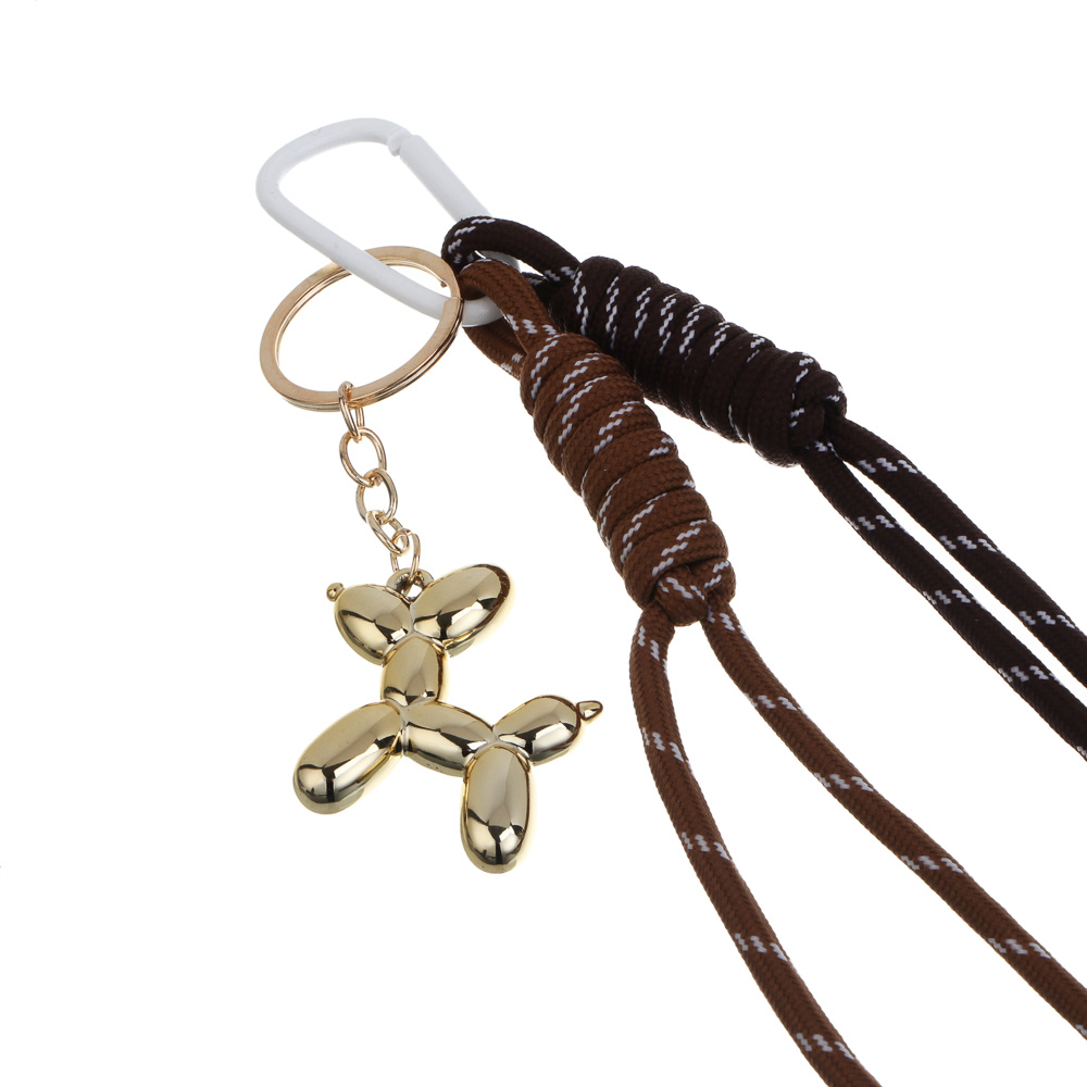 Подвеска брелок шнур паракорд 2 шт и шарм игрушка тм ЮL, ПУ, нейлон, металл, 2 дизайна, арт.№ 334-152