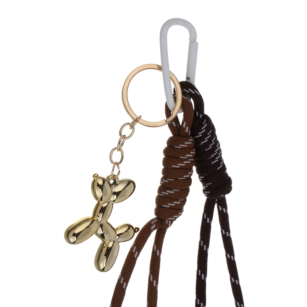 Подвеска брелок шнур паракорд 2 шт и шарм игрушка тм ЮL, ПУ, нейлон, металл, 2 дизайна, арт.№ 334-152