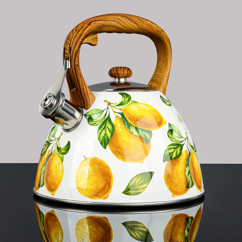 VETTA Чайник стальной 2,7л "Лимоны", индукция, арт.№ 847-106