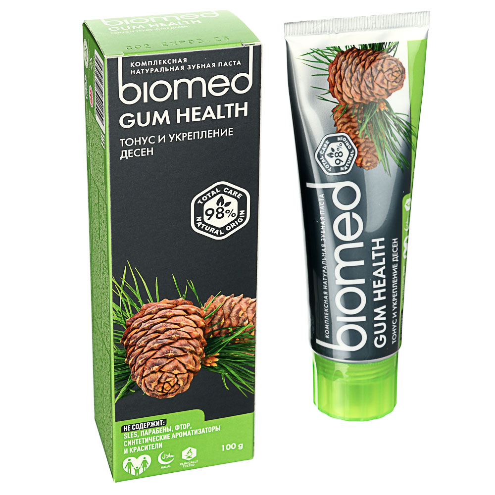 Зубная паста BIOMED Отбеливающая/Здоровье десен, 100г, арт.№ 981-041