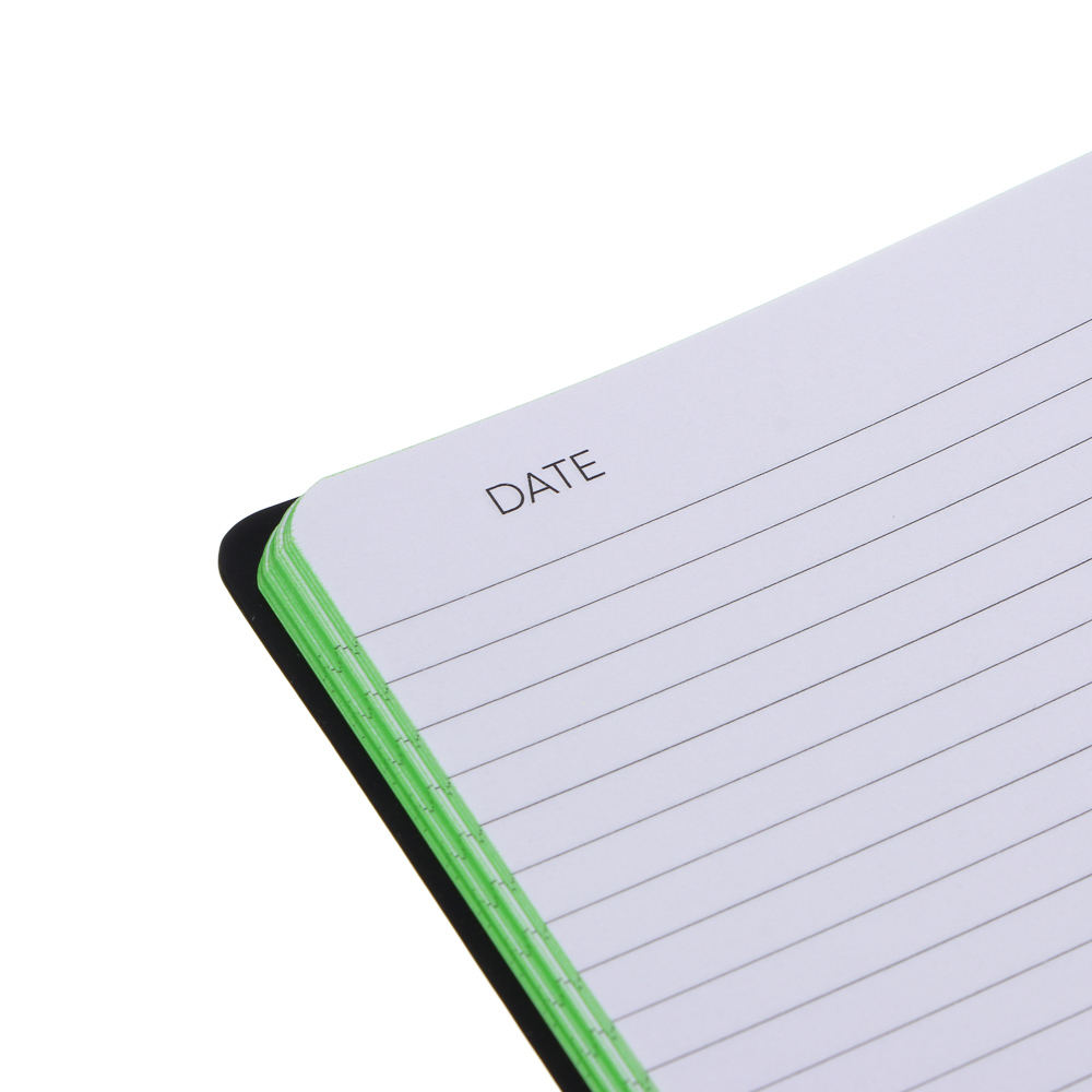 Бизнес - блокнот "НЕОН" А5, 192 стр., гибкая обл., иск.кожа "софт тач", цветной срез, 2 дизайна, арт.№ 572-205