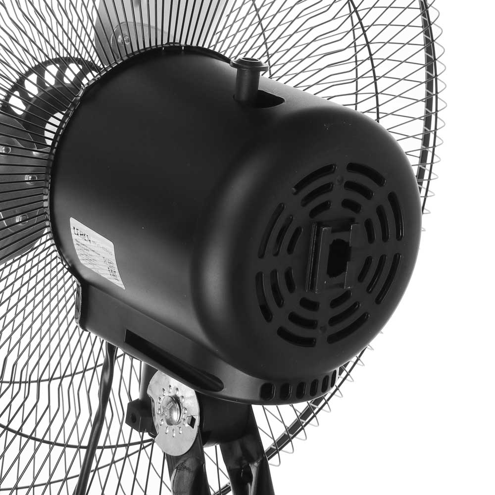 Вентилятор 2в1 напольный/настенный тм LEBEN 60Вт, 3 скорости, диаметр 50см, 220в, черный, арт.№ 243-013