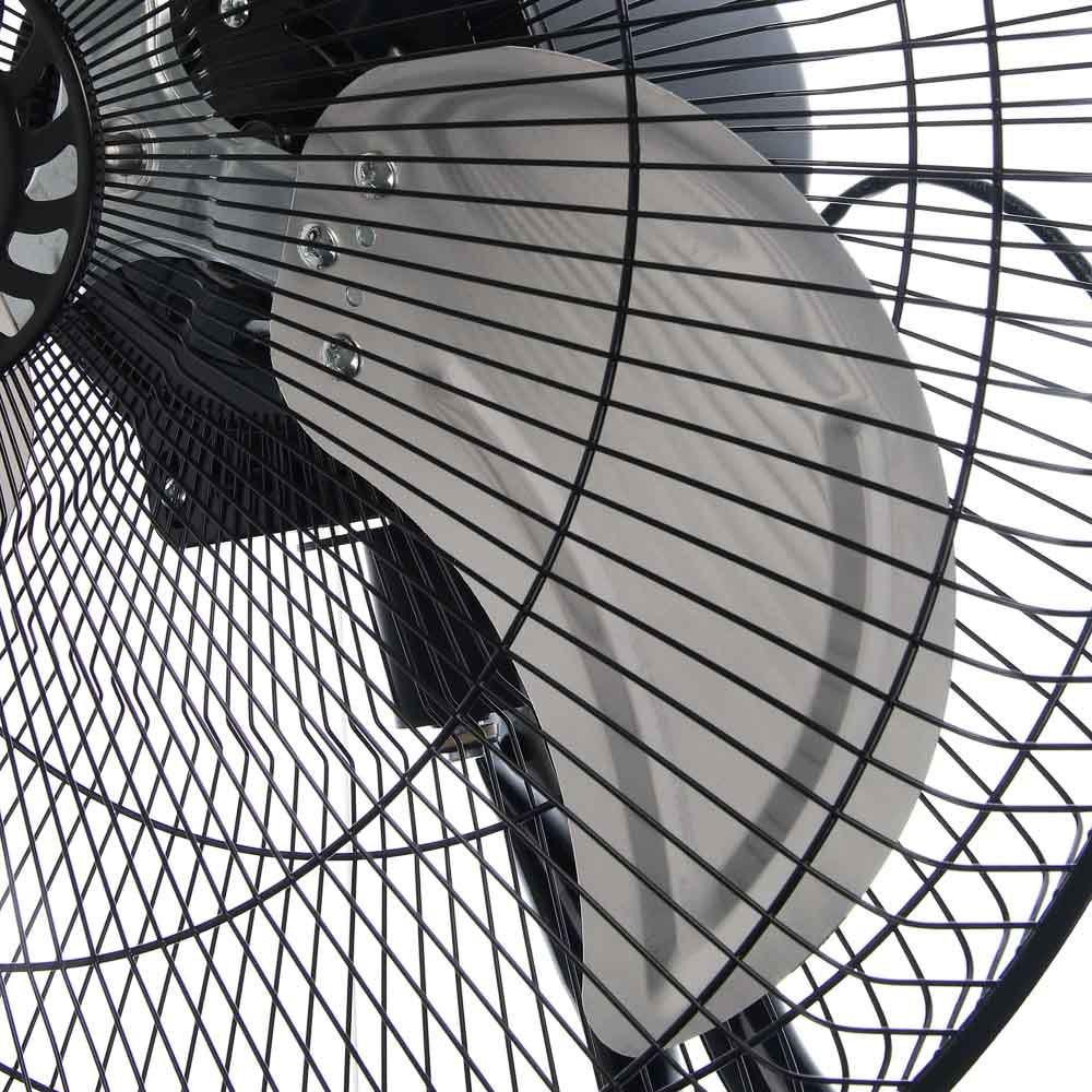 Вентилятор 2в1 напольный/настенный тм LEBEN 60Вт, 3 скорости, диаметр 50см, 220в, черный, арт.№ 243-013