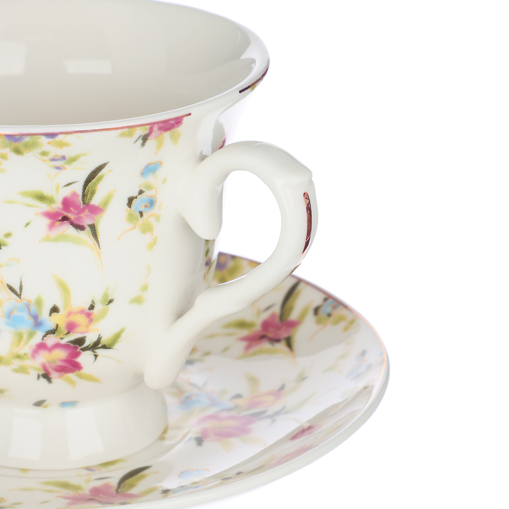 MILLIMI Полевые цветы Набор чайный 4 пр., 220мл, 14см, фарфор, арт.№ 802-407