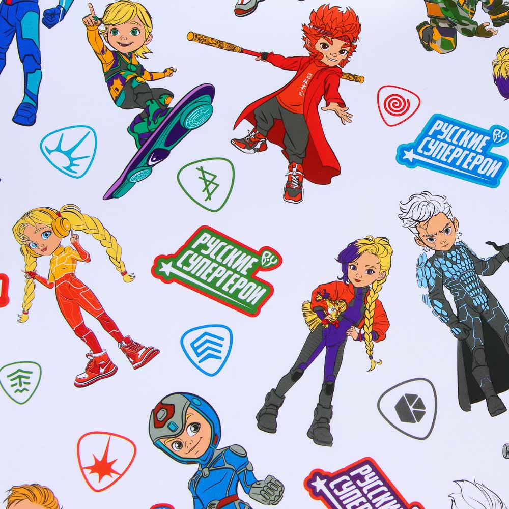 BY Русские Супергерои Короб с крышкой, полипропилен, 30x15x15 см, детский, арт.№ 457-806