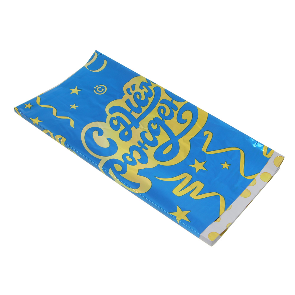 ВСЁГАЗИН Скатерть праздничная, фольгированная, голография, 137x183 см, арт.№ 499-005