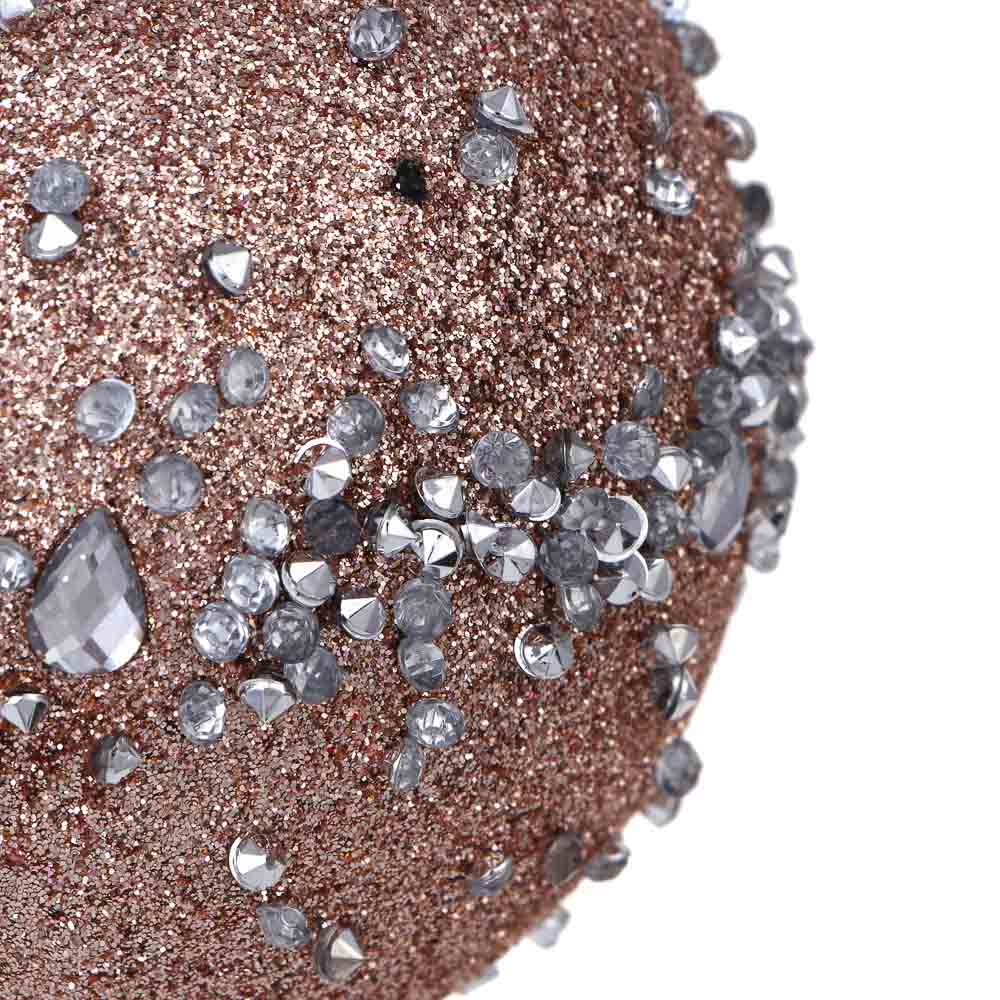 СНОУ БУМ Набор шаров 8 см, 4 шт, розовый, 26-181, арт.№ 373-598