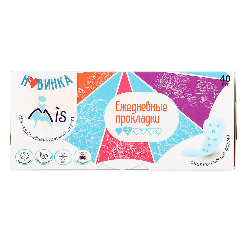 Прокладки ежедневные MIS софт, к/у, 40 шт, арт.№ 939-022