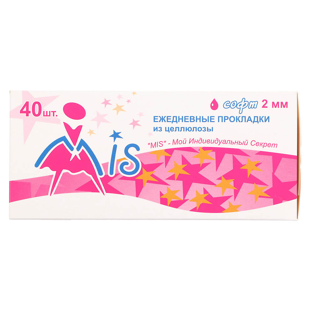 Прокладки ежедневные MIS софт, к/у, 40 шт, арт.№ 939-022