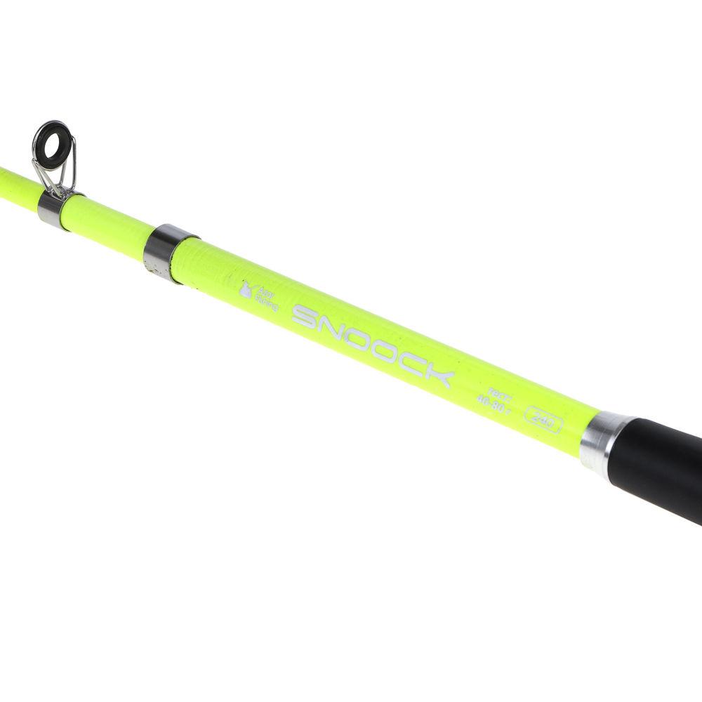 Спиннинг "Снук" тм AZOR FISHING, телескоп., файбергласс, 2,4м, тест 40-80гр, арт.№ 149-073