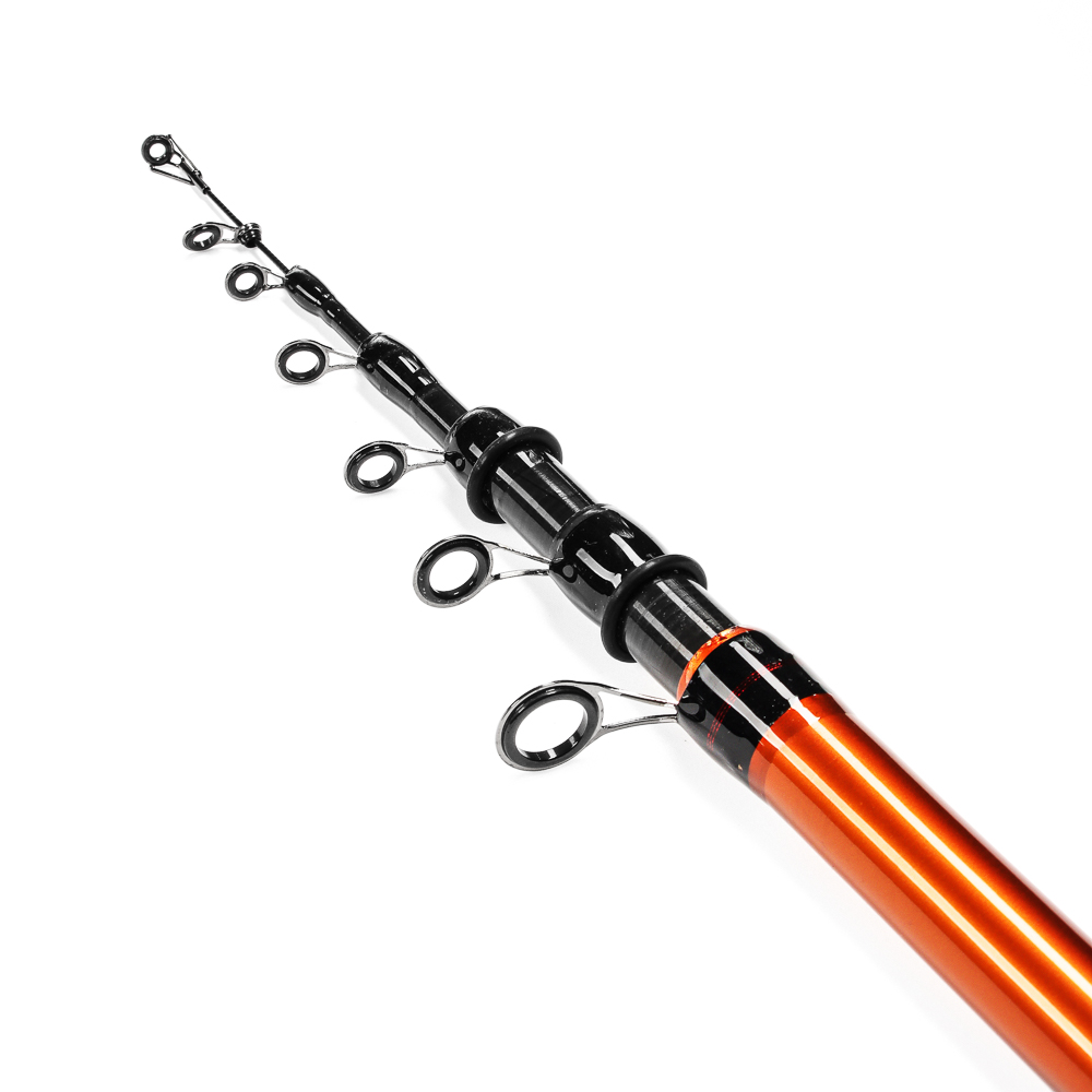 Удочка с кольцами "Актив" тм AZOR FISHING, телескоп., карбон 40%, 6,0м, тест 10-30гр, арт.№ 149-092