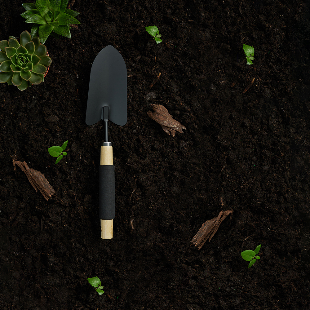 INBLOOM Лопатка садовая, 36х8см, дерево, поролон, металл, арт.№ 181-036