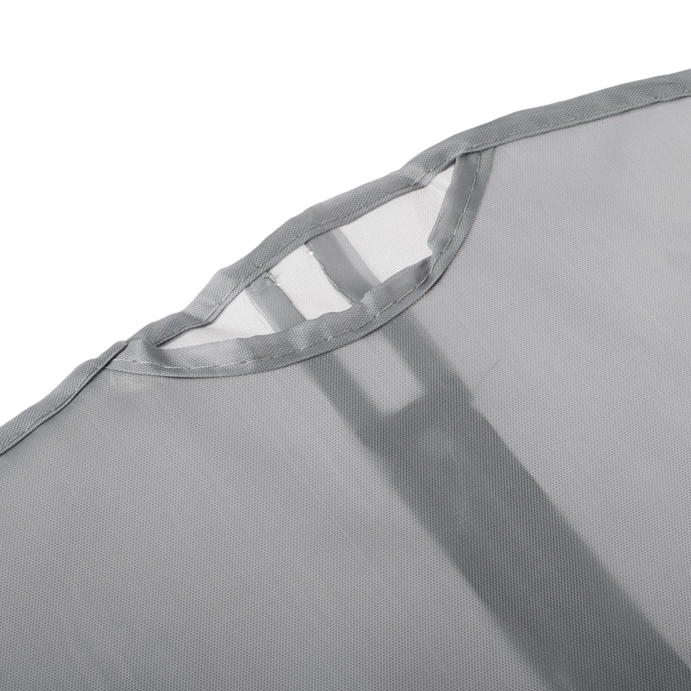 BY Швеция Чехол для одежды 60х130см, с молнией, полиэстер, серый, арт.№ 457-713