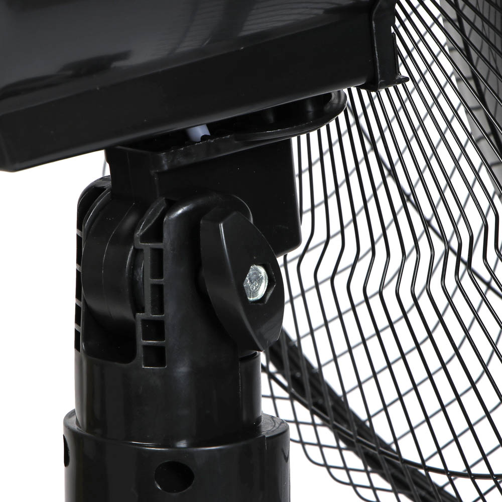 Вентилятор напольный тм LEBEN 45Вт, 3 скорости, диаметр 43см, 220в, черный (1шт в коробке), арт.№ 243-035