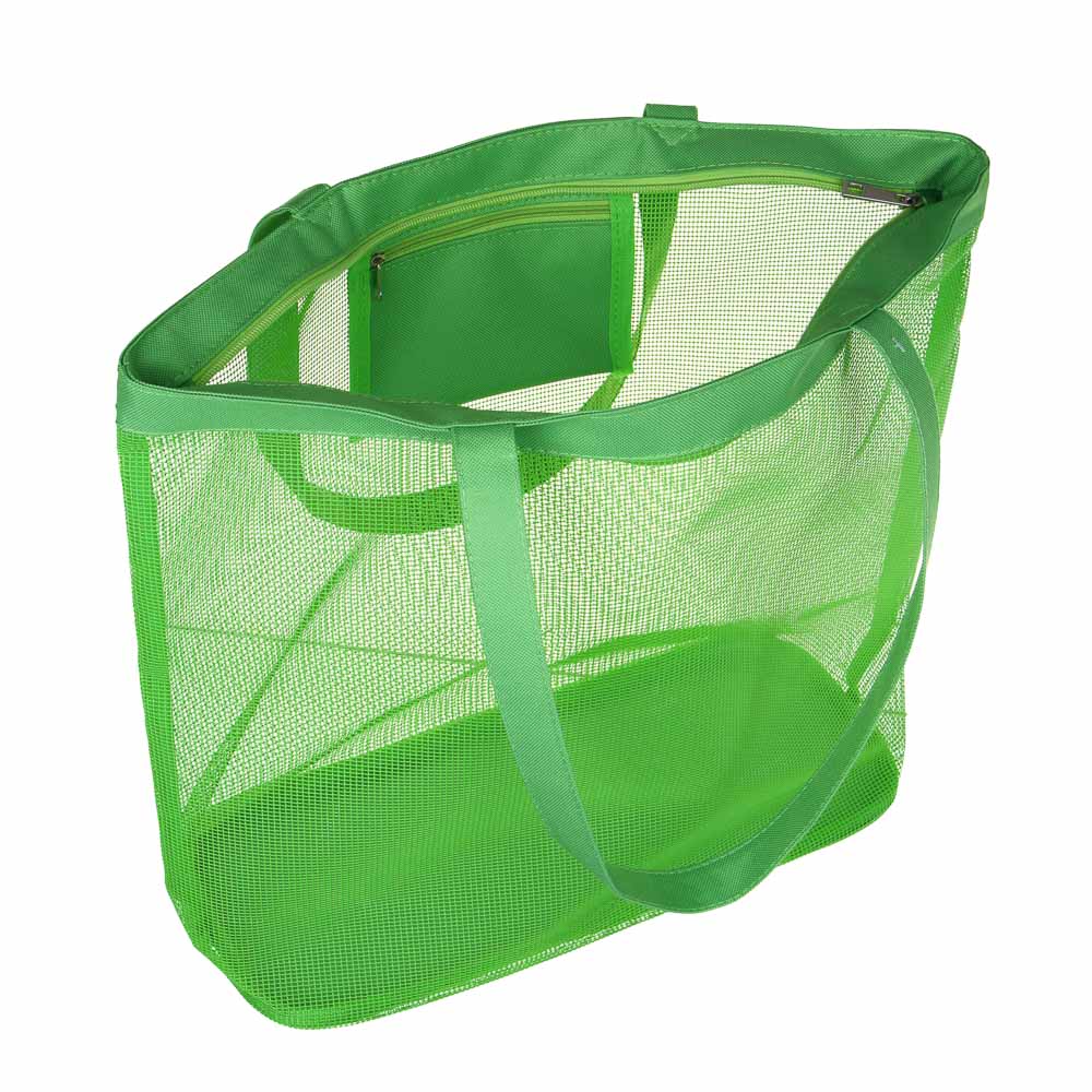 РЫЖИЙ Сумка пляжная с косметичкой 2 в 1, 47х37х14,5см/26х17см, полиэстер, ПВХ, 3 цвета, арт.№ 337-127