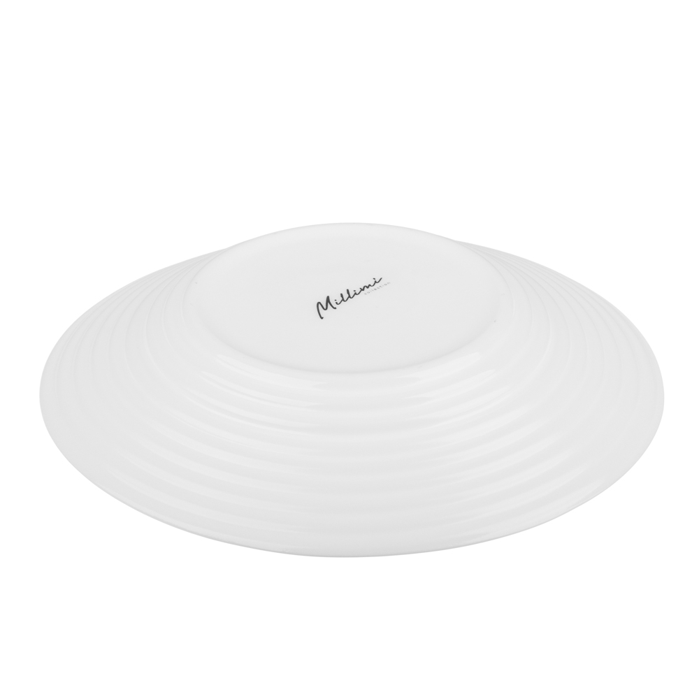 MILLIMI Бароло Тарелка суповая 21,5см белая опаловое стекло, арт.№ 818-374