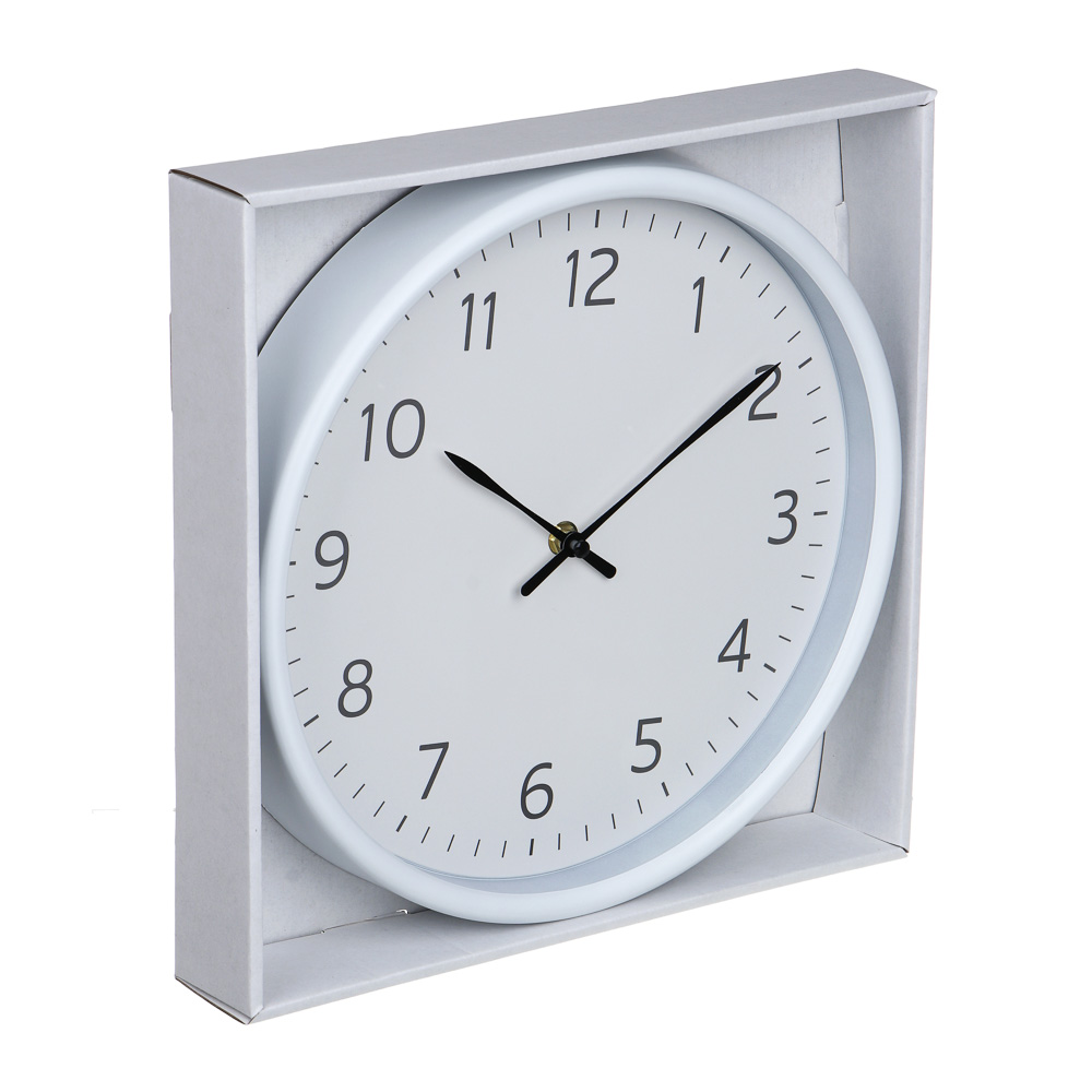 LADECOR CHRONO Часы настенные круглые, пластик, d30 см, 1xAA, арт.06-32, арт.№ 581-320