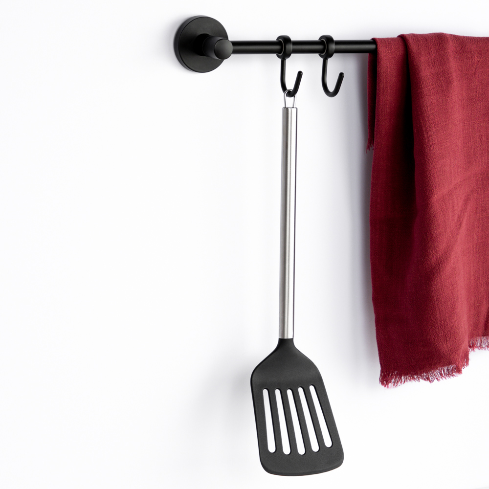 VETTA Аргенто Лопатка кулинарная с прорезями, нейлон, ручка нерж.сталь, арт.№ 881-145