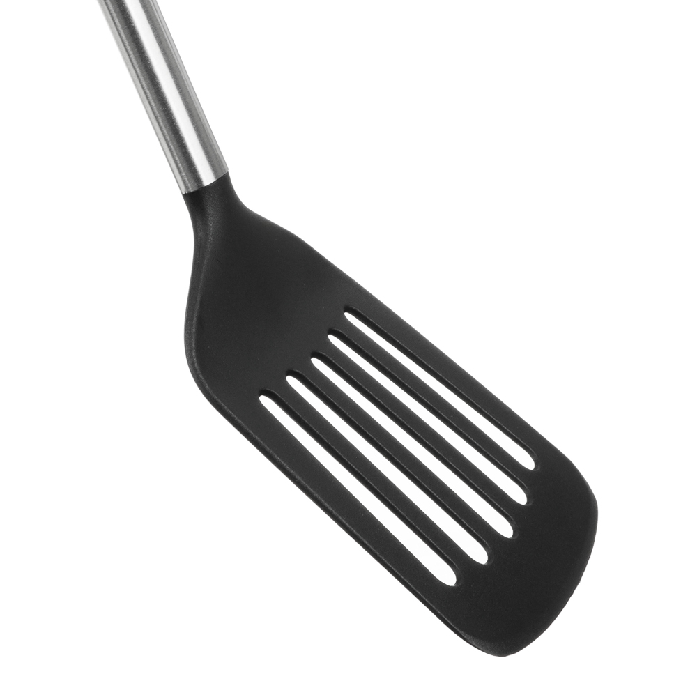 VETTA Аргенто Лопатка кулинарная с прорезями, нейлон, ручка нерж.сталь, арт.№ 881-145