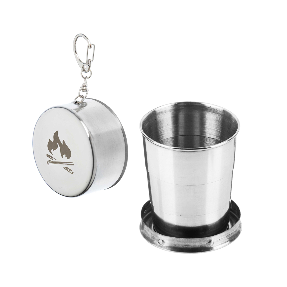 РУССО ТУРИСТО Стакан походный складной "Турист", нерж.сталь, 100мл, арт.№ 333-224