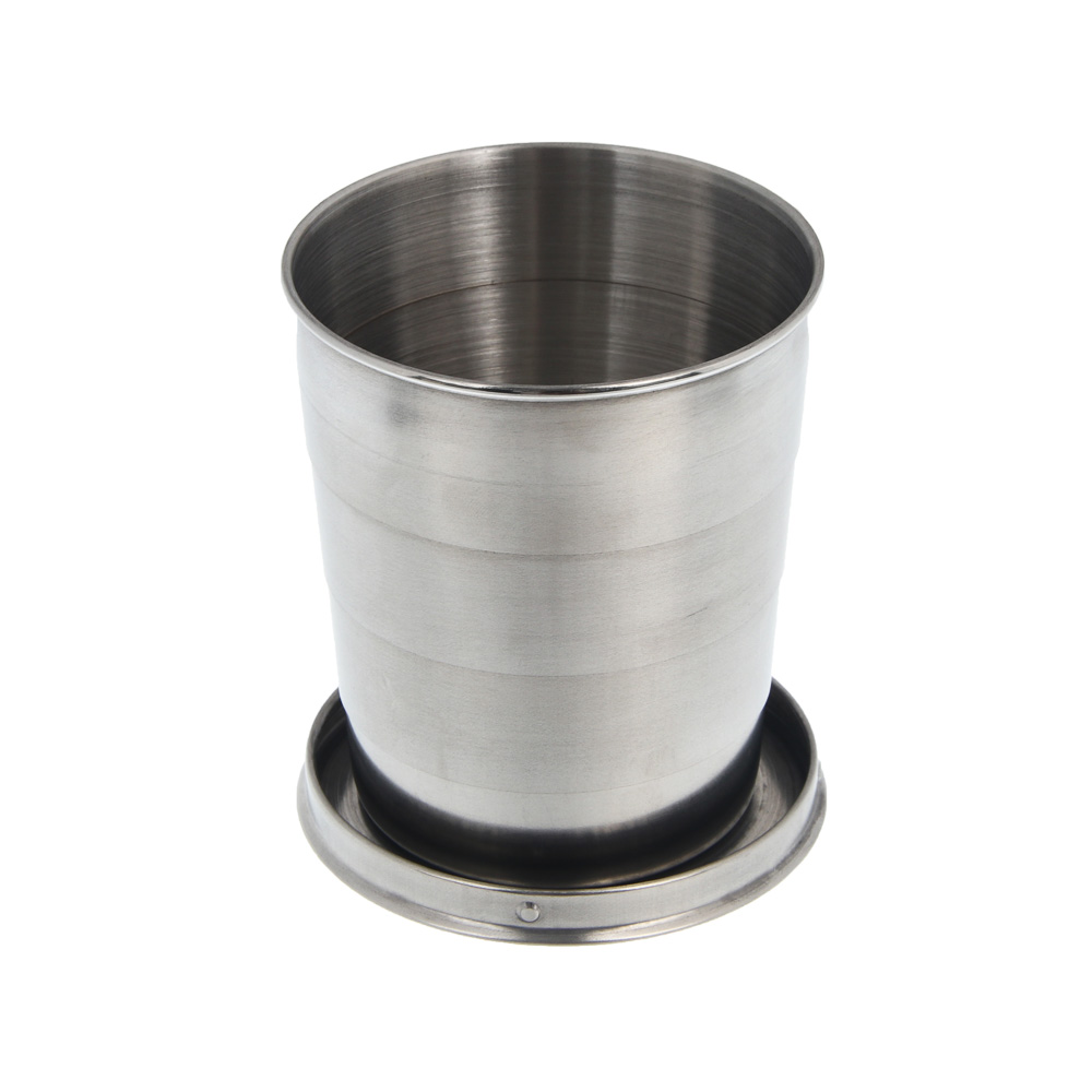 Стакан походный складной "Турист" тм BY Русские Супергерои, нерж.сталь, 250мл, арт.№ 333-223