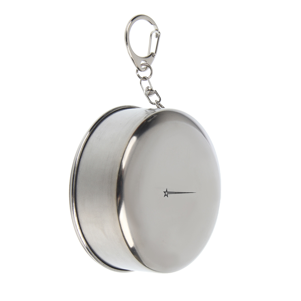 Стакан походный складной "Турист" тм BY Русские Супергерои, нерж.сталь, 250мл, арт.№ 333-223