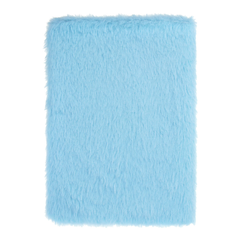 Записная книжка А5, 21,5х14,5см, 80л., иск.мех, аппликация, ручка в кармашке, "Котик с рыбкой", 2цв., арт.№ 557-078