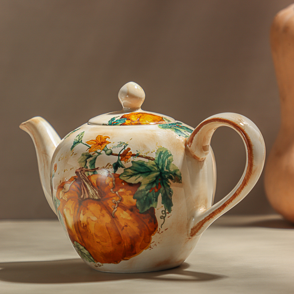 MILLIMI Тыква Чайник, 1200мл, керамика, арт.№ 824-108