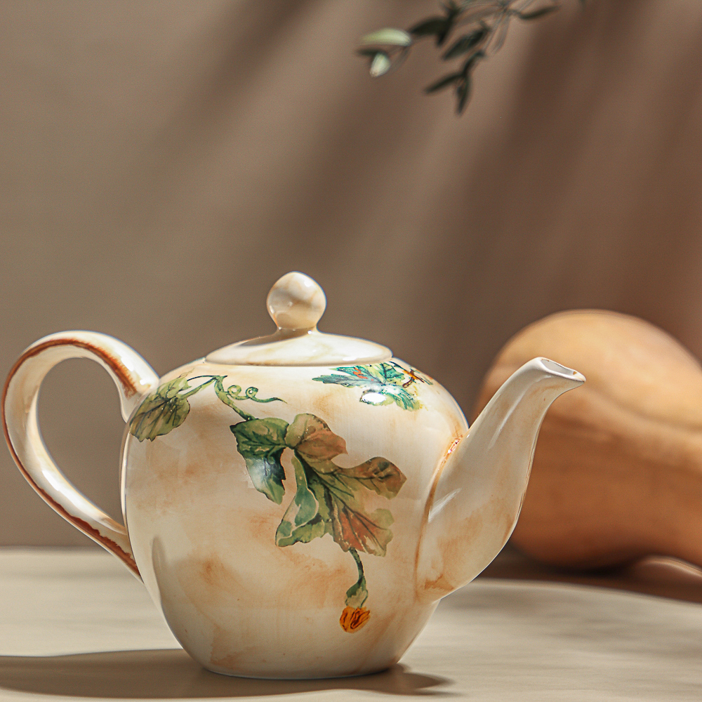 MILLIMI Тыква Чайник, 1200мл, керамика, арт.№ 824-108