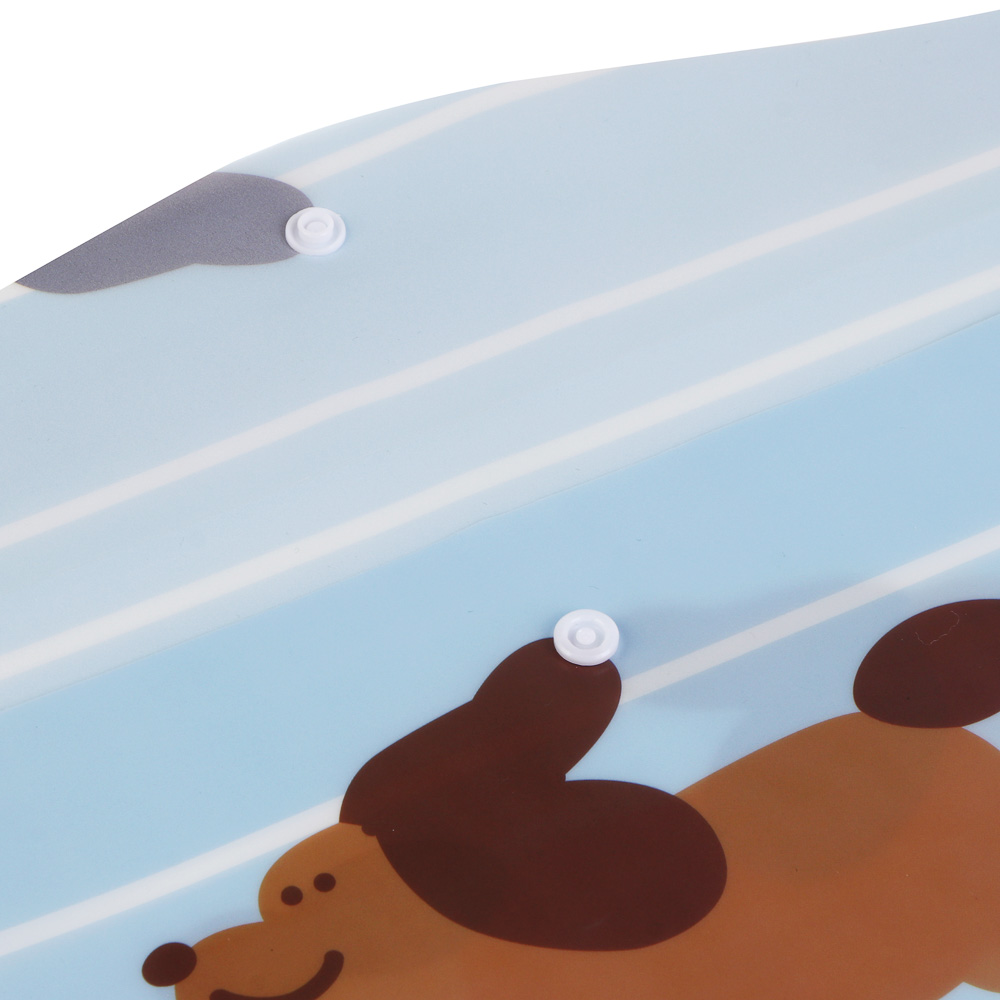 Папка с кнопкой А4 33х23см, "Минисо Стайл", 200мкм, ПП, 2 дизайна, арт.№ 524-359