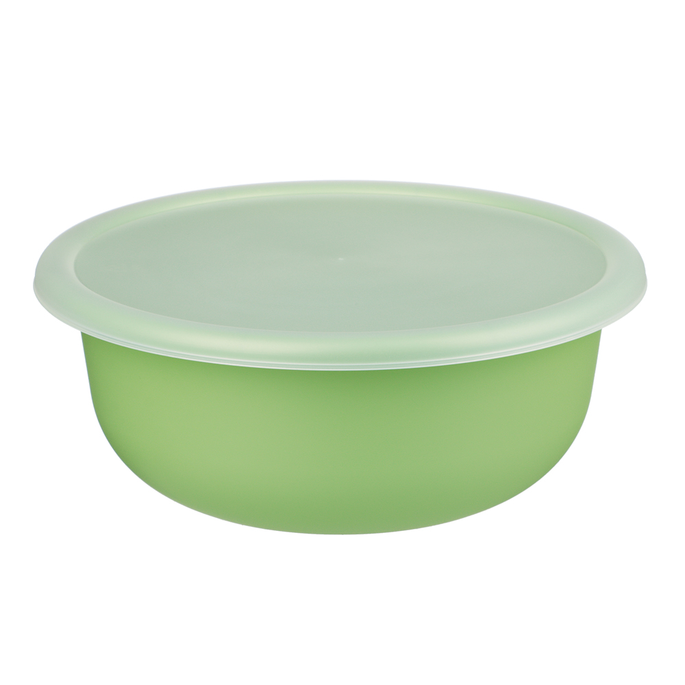 Миска Modena 3,2л с крышкой, пластик, 2 цвета, арт.№ 861-492