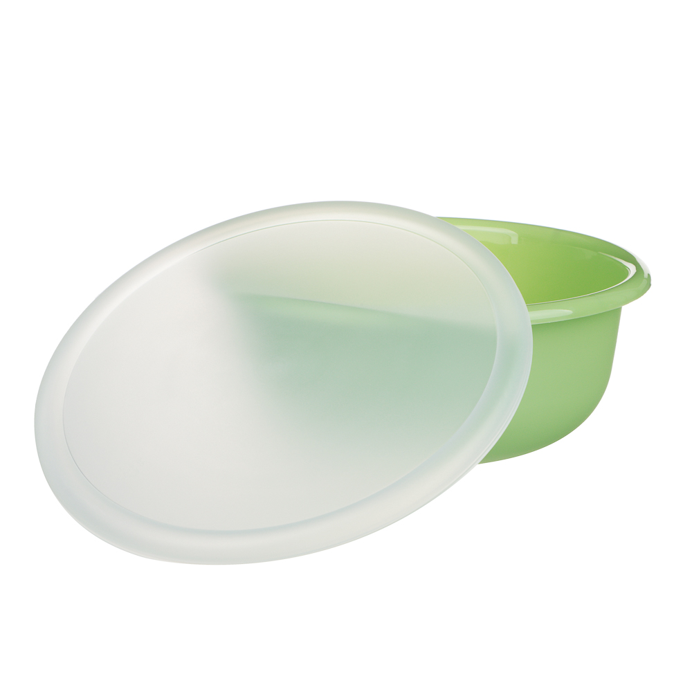 Миска Modena 3,2л с крышкой, пластик, 2 цвета, арт.№ 861-492