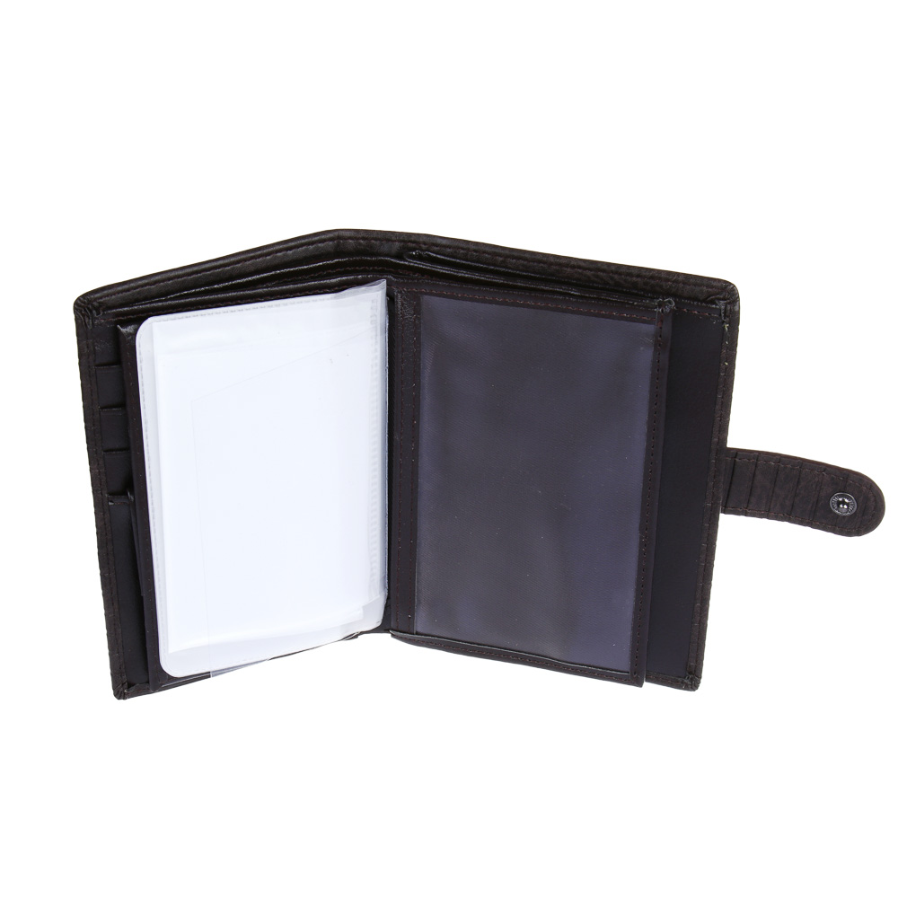 ЮL Брантус Портмоне мужское для карт, купюр и монет, полиуретан, 14,2х11х2, 5см, 2 цвета, КЖ24-35, арт.№ 303-044