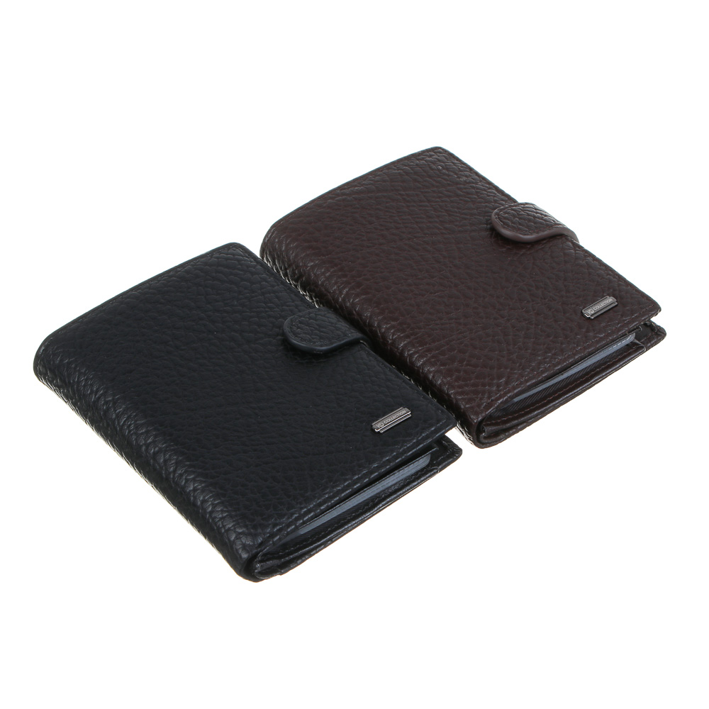 ЮL Дэллар Портмоне мужское для карт, купюр и монет, полиуретан, 14,2х11х2,5 см, 2 цвета, КЖ24-37, арт.№ 303-046