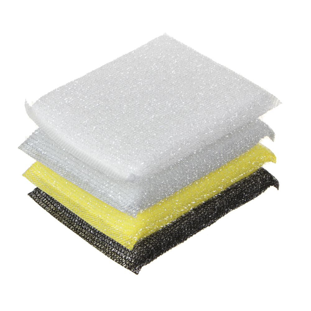 Губки для мытья посуды тм VETTA, 4 шт, 8х12см, поролон, арт.№ 441-164