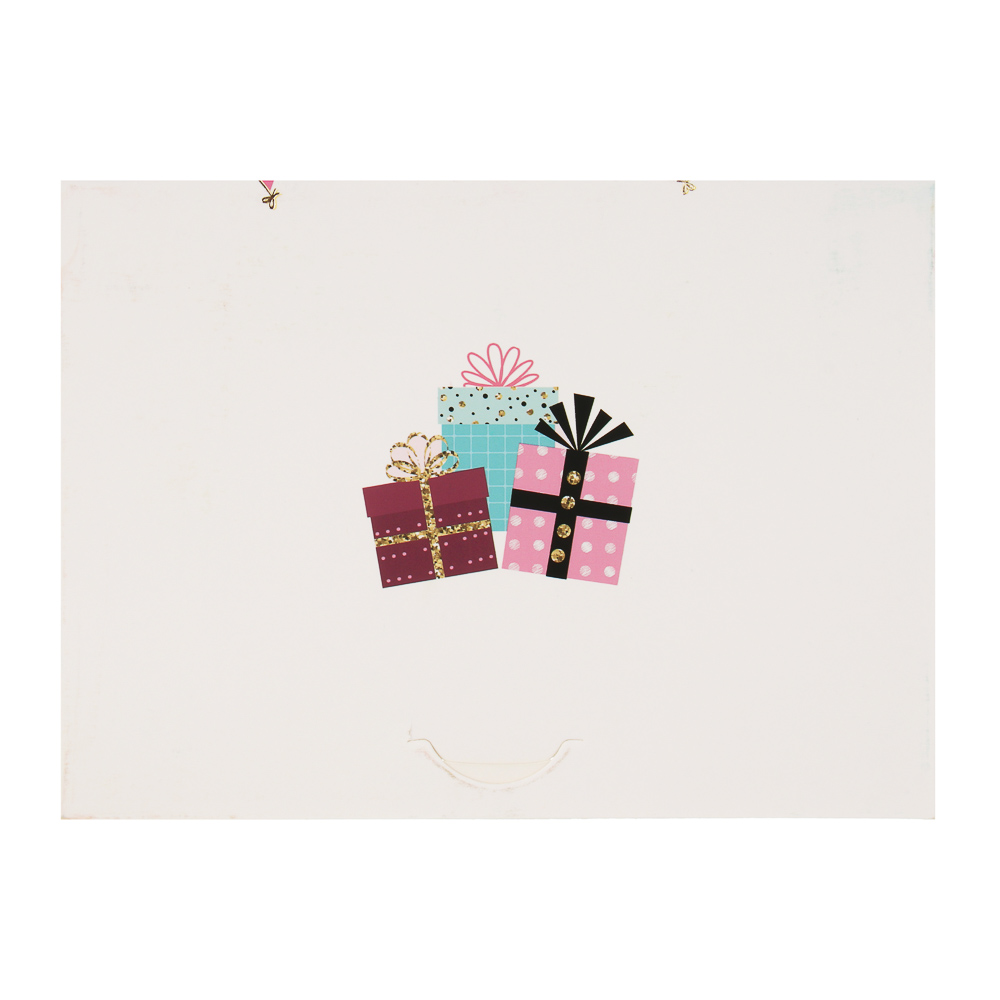 Открытка 3D "С Днём Рождения!", 13x18см, бумага, 4 дизайна, арт.№ 521-144